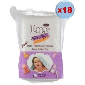 Lüx Bebek Temizleme Pamuğu 1080 Adet (18Pk*60)