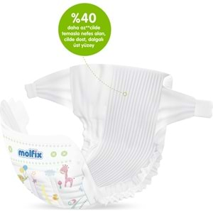 Molfix Pure&Soft Bebek Bezi Beden:4 (7-14Kg) Maxi 688 Adet Dev Ultra Avantaj Pk