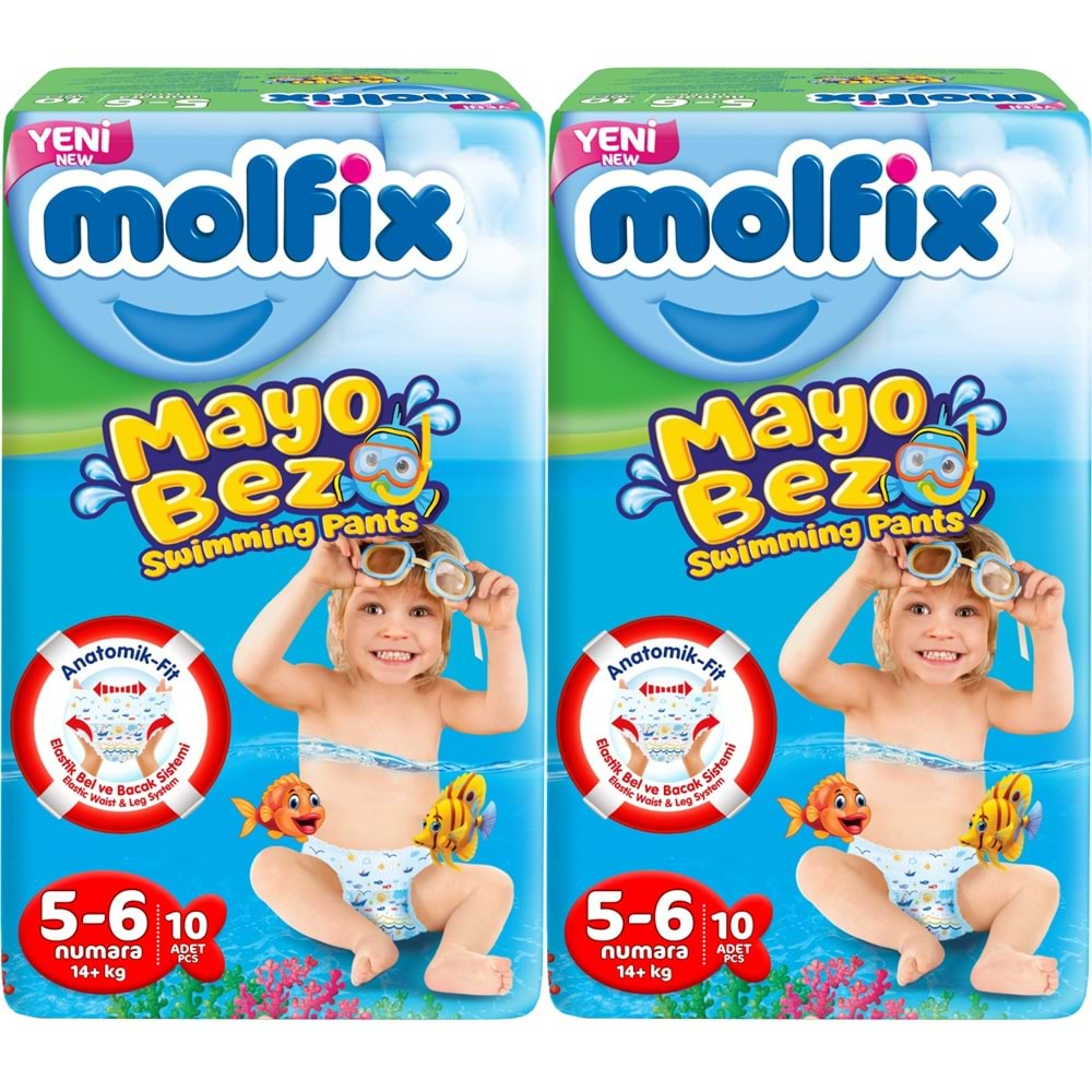 Molfix Swimming Pants (Mayo Bez) Beden:5-6 (14+Kg) 20 Adet