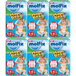 Molfix Swimming Pants (Mayo Bez) Beden:5-6 (14+Kg) 60 Adet