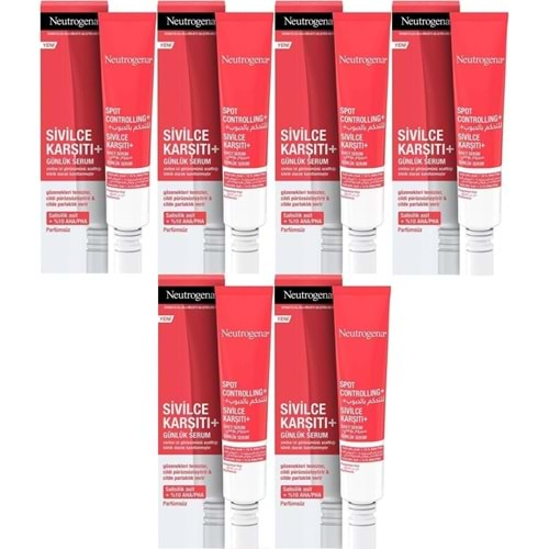 Neutrogena Spot Controlling Sivilce Karşıtı Serum 30ML (6 Lı Set)