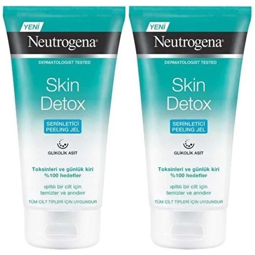Neutrogena Skin Detox Serinletici Peeling Jel 150ML (2 Li Set)