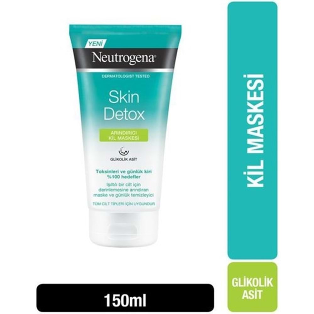 Neutrogena Skin Detox Arındırıcı Kil Maskesi 150ML (3 Lü Set)