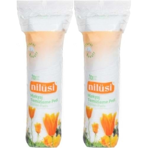 Nilüsi Disk Makyaj Temizleme Pedi/Pamuğu 140 Adet (2PK*70)