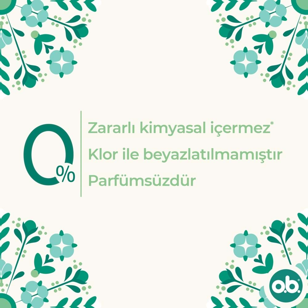 O.B Organic Süper Tampon 32 Li Set (2PK*16)