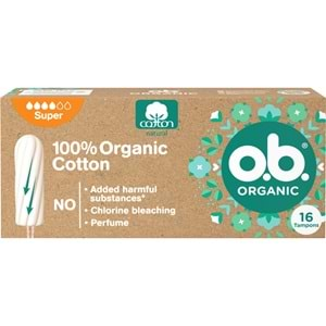 O.B Organic Süper Tampon 32 Li Set (2PK*16)