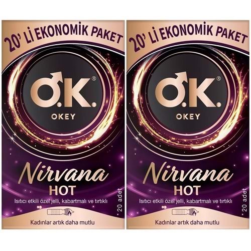 Okey Prezervatif 40 Adet Nirvana Ekonomik Pk (2 Li Set)