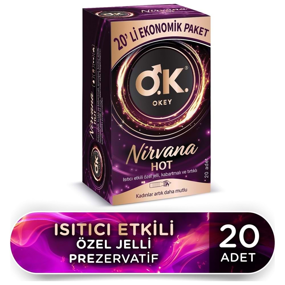 Okey Prezervatif 100 Adet Nirvana Ekonomik Pk (5 Li Set)