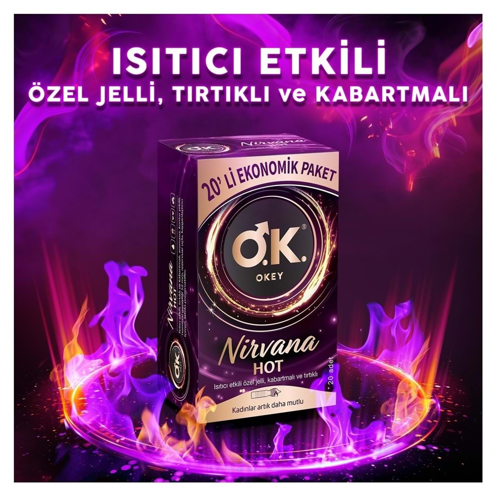 Okey Prezervatif 240 Adet Nirvana Ekonomik Pk (12PK*20)