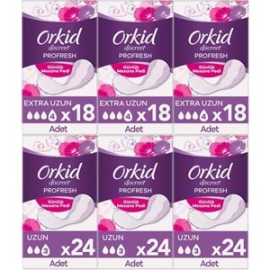 Orkid Mesane Pedi Karma 6 Lı Set (Uzun/Extra Uzun) 126 Adet