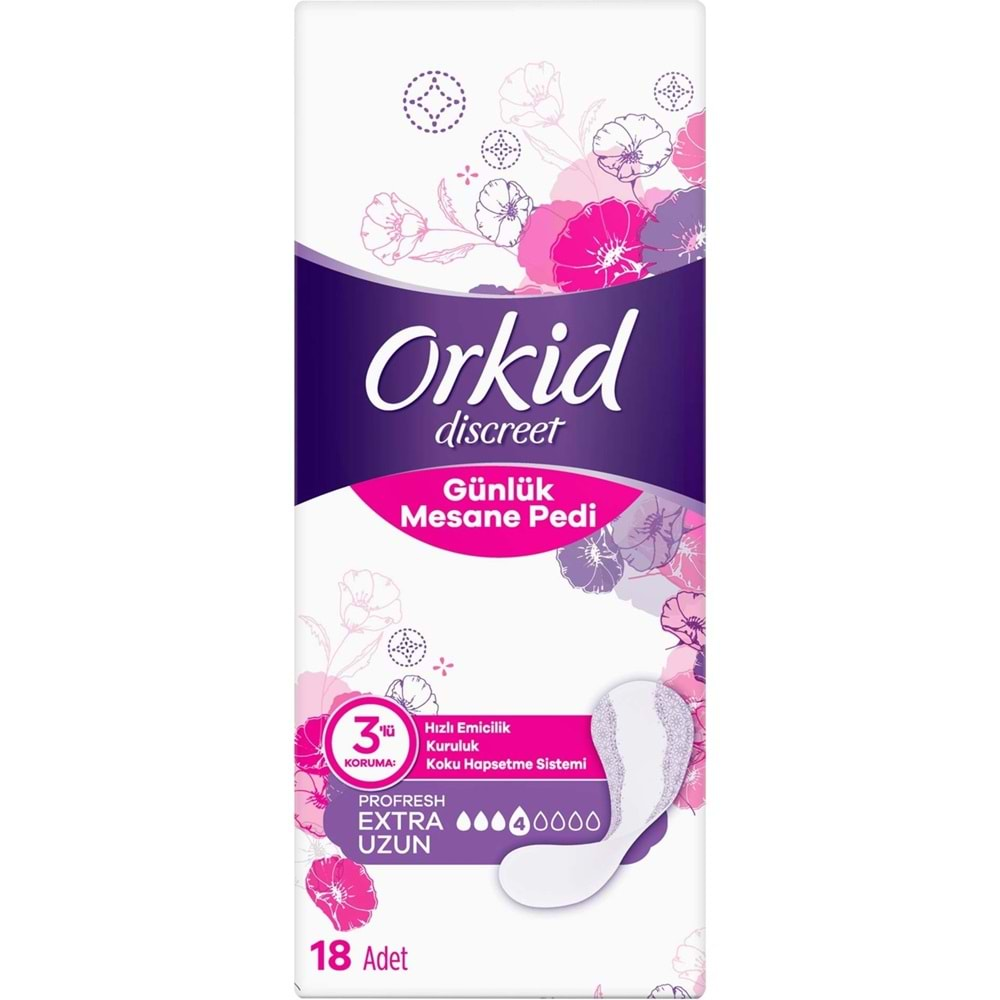 Orkid Mesane Pedi Karma 6 Lı Set (Uzun/Extra Uzun) 126 Adet