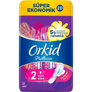 Orkid Platinum Hijyenik Ped Uzun 60 Adet (3PK*20) Süper Ekonomik Pk