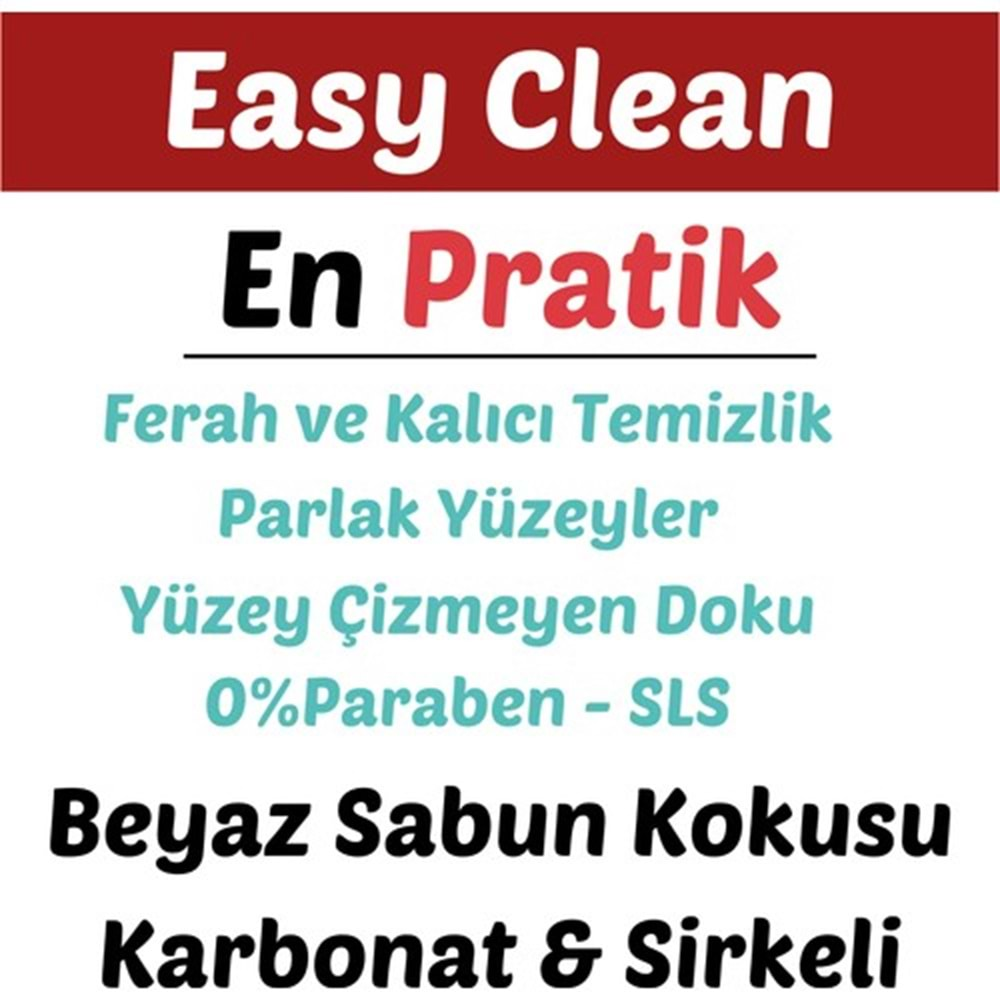 Pafilya Yüzey Temizlik Havlusu Beyaz Sabun Kokulu-Karbonat ve Sirkeli 102 Yaprak (3 Lü Set)