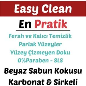 Pafilya Yüzey Temizlik Havlusu Beyaz Sabun Kokulu-Karbonat ve Sirkeli 102 Yaprak (6 Lı Set)