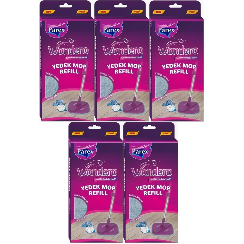 Parex Wondero Yedek Paspas Mop Refill (5 Li Set)