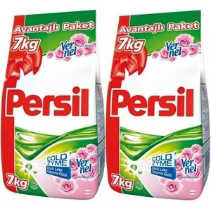 Persil Matik Toz Çamaşır Deterjanı 7+7:14KG Gülün Büyüsü Renkli Beyaz+Color/Renkli (92 Yıkama)