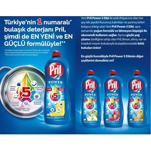 Pril Sıvı Bulaşık Deterjanı 16LT Limon (1 Koli)