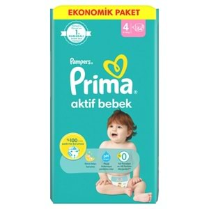 Prima Bebek Bezi Beden:4 (9-14Kg) Maxi 270 Adet Mega Ekonomik Pk