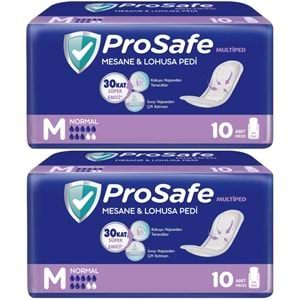 Prosafe Mesane & Lohusa Pedi M-Orta Normal 20 Adet (2PK*10)