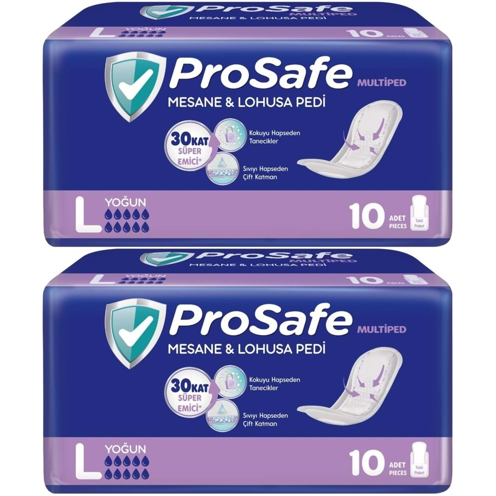 Prosafe Mesane & Lohusa Pedi L-Büyük Yoğun 20 Adet (2PK*10)