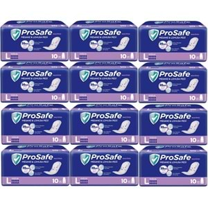 Prosafe Mesane & Lohusa Pedi L-Büyük Yoğun 120 Adet (12PK*10)