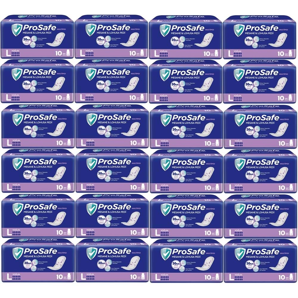 Prosafe Mesane & Lohusa Pedi L-Büyük Yoğun 240 Adet (24PK*10)