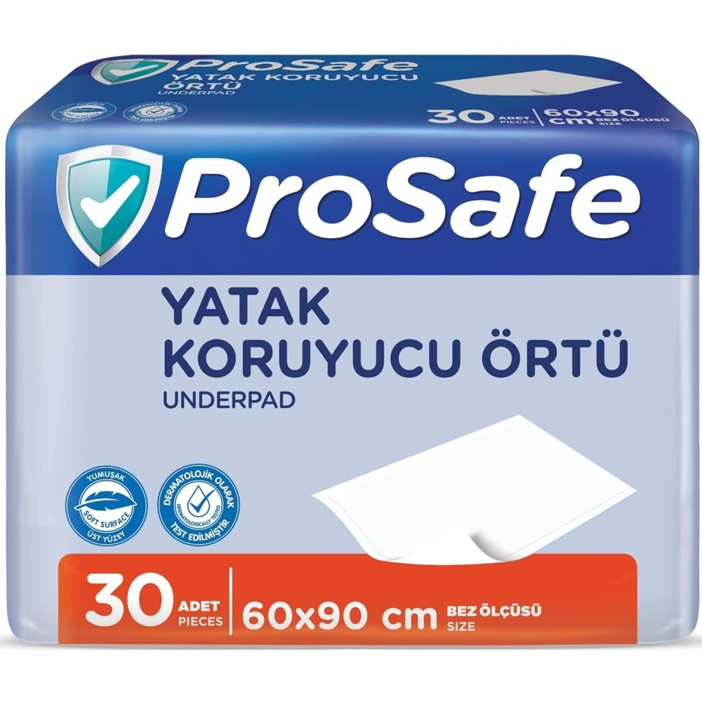 Prosafe Hasta Alt Açma Yatak Koruyucu Örtü 60*90CM 60 Adet (2PK*30)