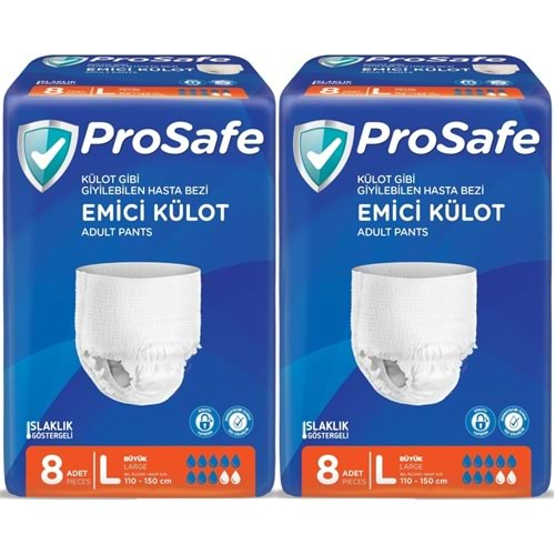 Prosafe Emici Külot Hasta Bezi Büyük-Large 16 Adet (2PK*8)