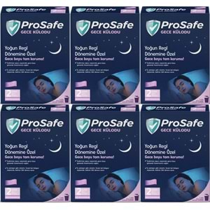 Prosafe Gece Külodu / Külot (Yoğun Regl Dönemine Özel) (12 Li Set) (6PK*2)