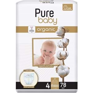 Pure Baby Bebek Bezi Beden:4 (7-16KG) Maxi 468 Adet Ekstra Fırsat Pk