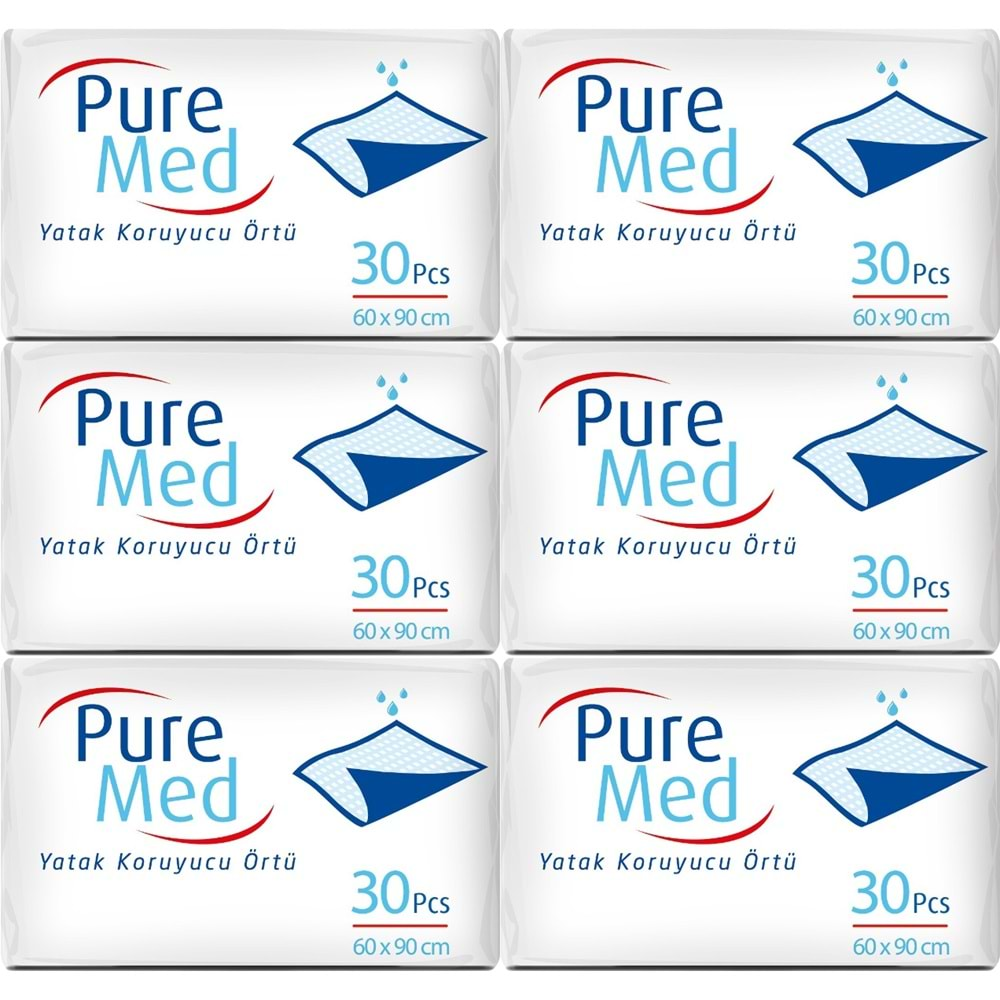 Puremed Hasta Yatak Koruyucu 60*90Cm 180 Adet (6PK*30)