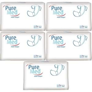 Puremed Hasta Bezi Bel Bantlı Tekstil Yüzey M-Orta 150 Adet (5PK*30)