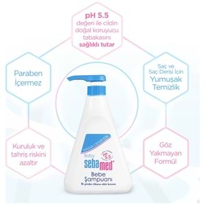 Sebamed Bebek Şampuanı 500ML Pompalı (2 Li Set)