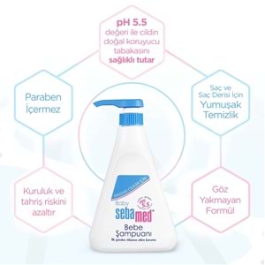 Sebamed Bebek Şampuanı 500ML Pompalı (Yenidoğanlar İçin) (3 Lü Set)