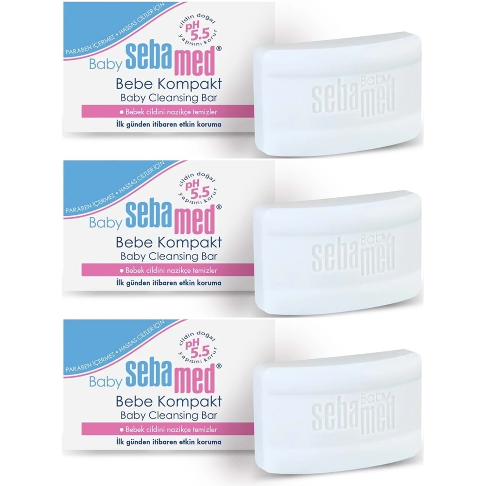 Sebamed Bebek Sabunu 100Gr Kompakt (3 Lü Set)