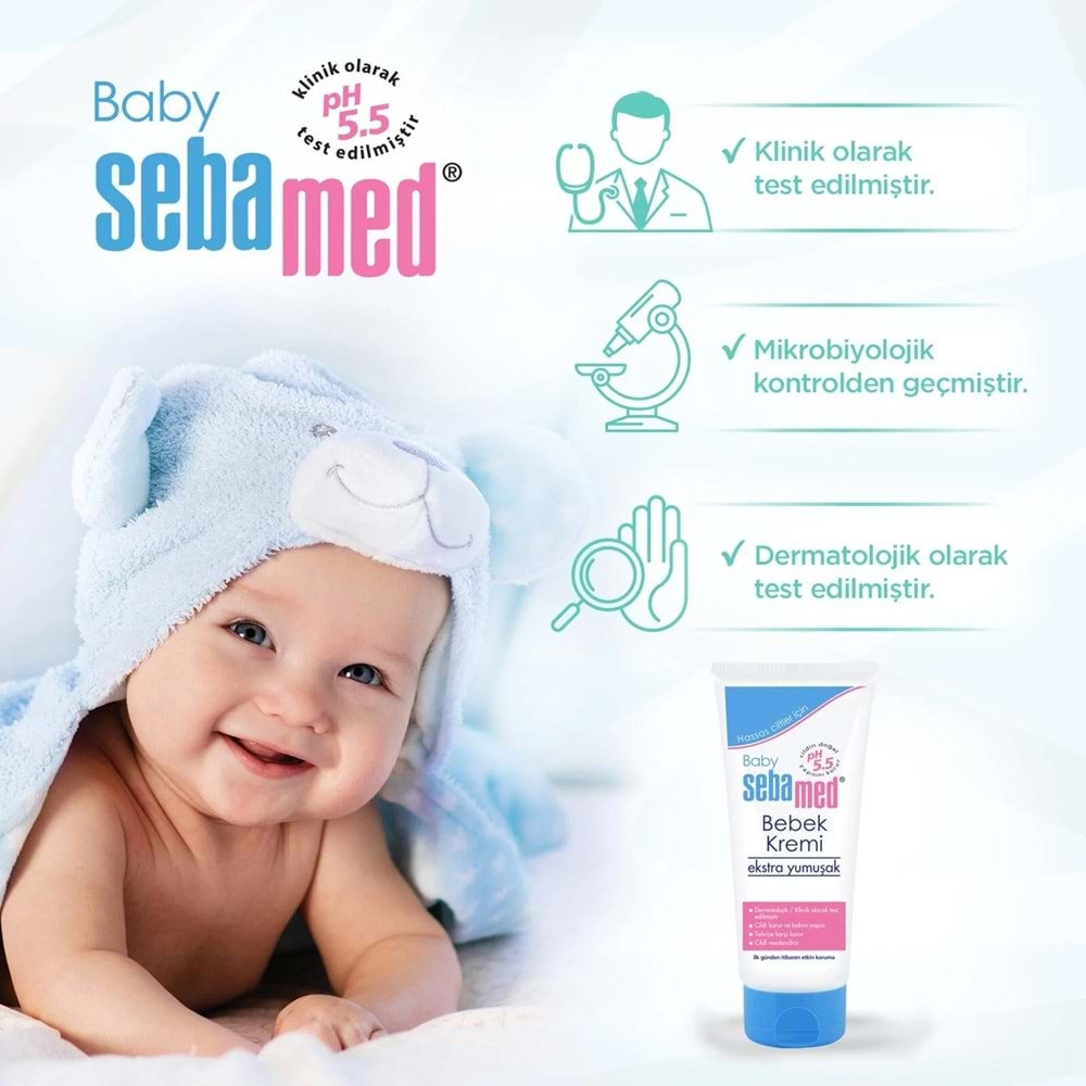 Sebamed Bebek Kremi 200ML (Ekstra Yumuşak) (2 Li Set)