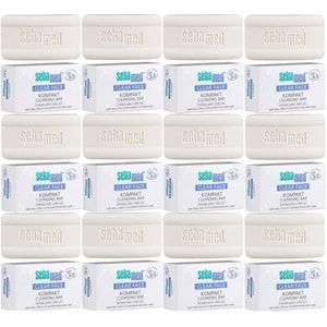 Sebamed Clear Face Kompakt Yüz Temizleme Barı Sabun Sivilceye Yatkın Cilt 100GR (12 Li Set)