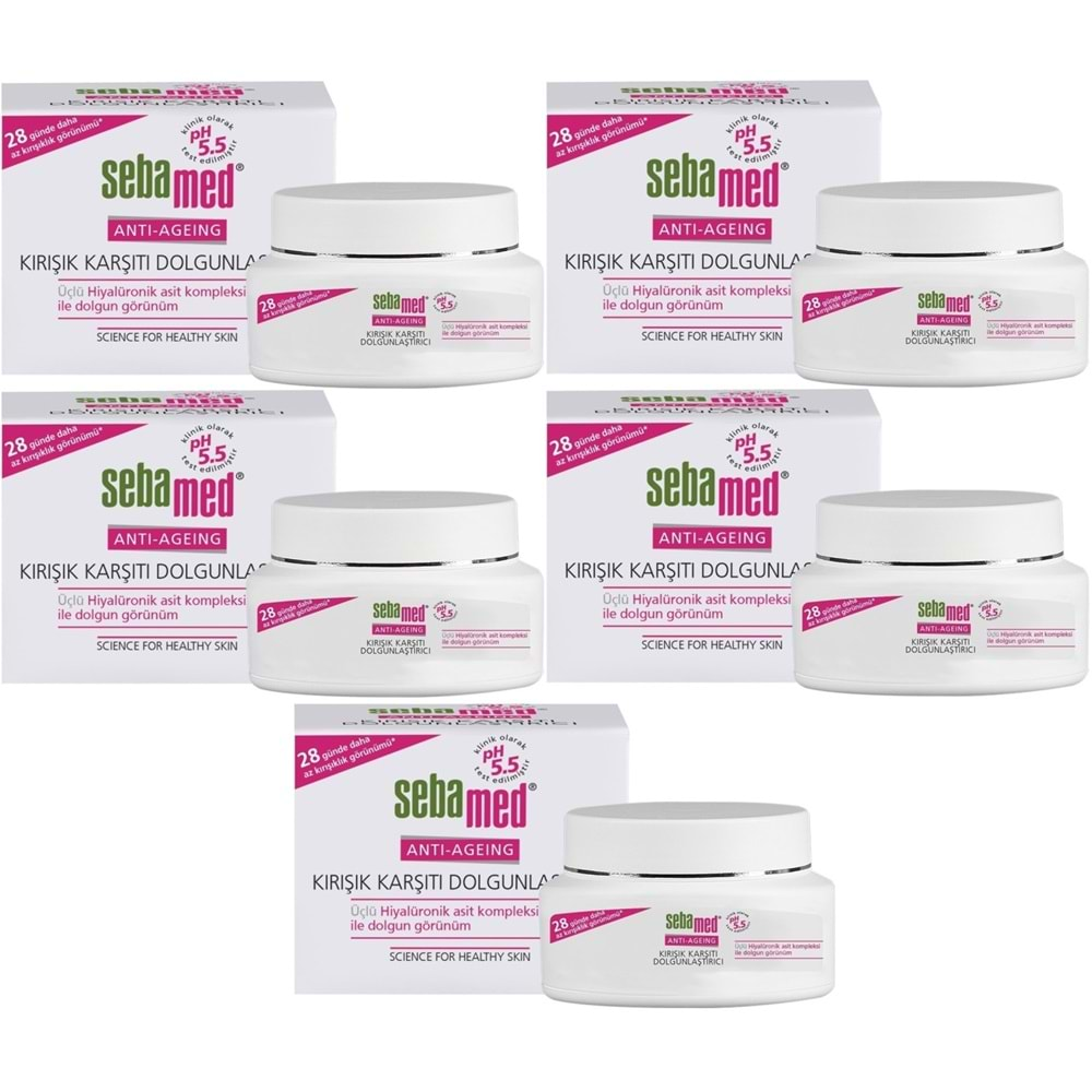 Sebamed Kırışıklık Karşıtı Dolgunlaştırıcı Antı-Ageıng Krem 50ML (5 Li Set)