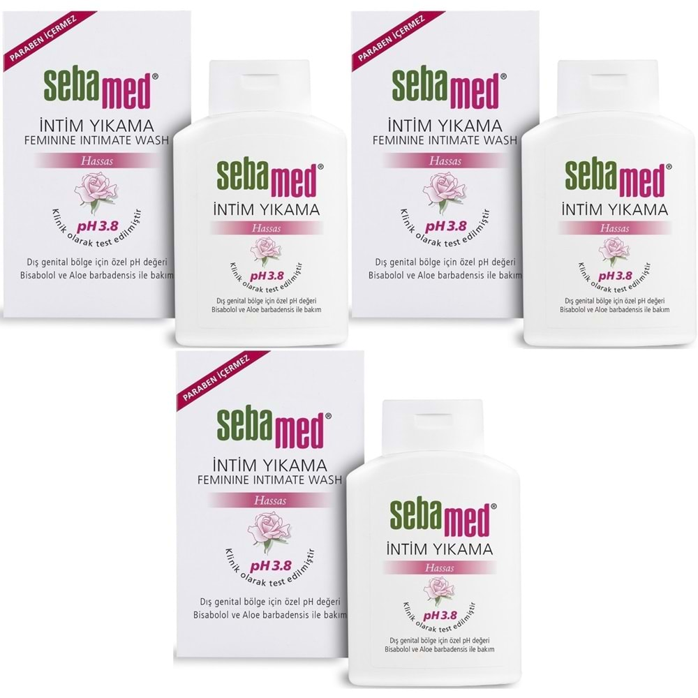 Sebamed İntim Likit 200ML (Genital Bölge Temizleyici) (3 Lü Set)