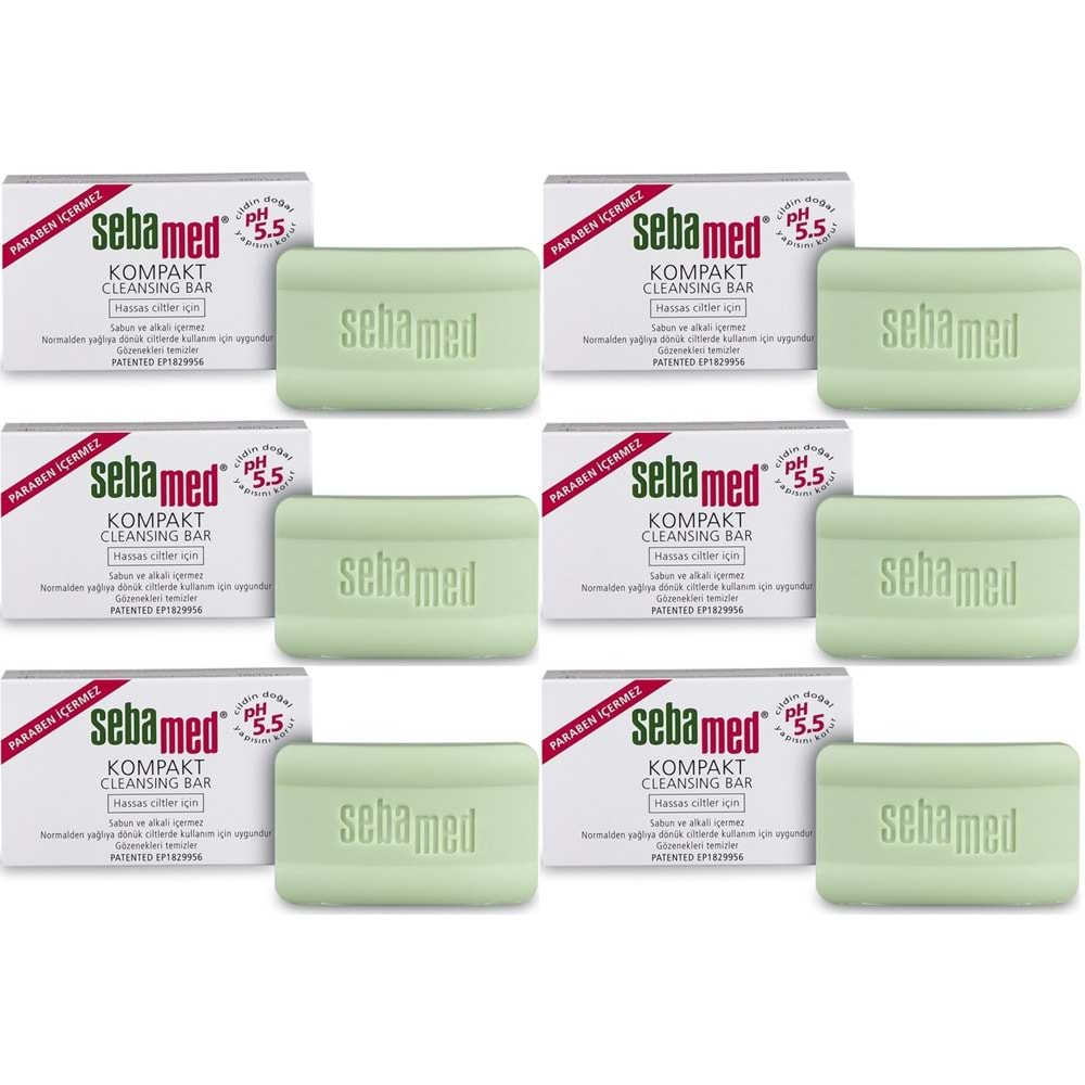 Sebamed Sabun Kompakt Hassas Cilt 100GR (6 Lı Set)