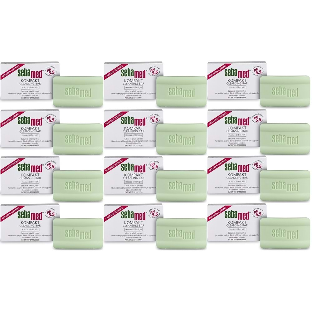 Sebamed Sabun Kompakt Hassas Cilt 100GR (12 Li Set)