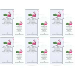 Sebamed Yüz ve Vücut Temizleyici Likit 1000ML (6 Lı Set)