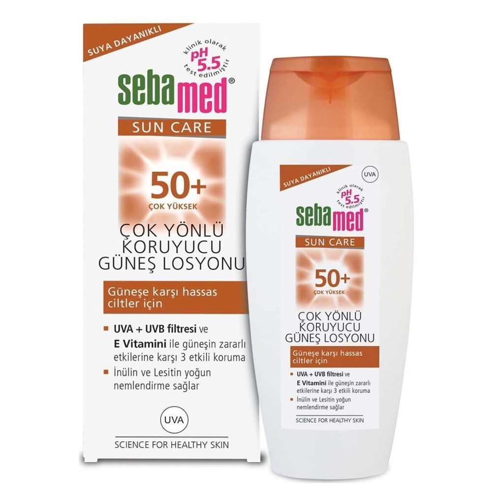 Sebamed Sun Care Çok Yönlü Koruyucu Güneş Losyonu 50+ Faktör 150ML (2 Li Set)