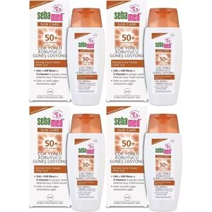 Sebamed Sun Care Çok Yönlü Koruyucu Güneş Losyonu 50+ Faktör 150ML (4 Lü Set)