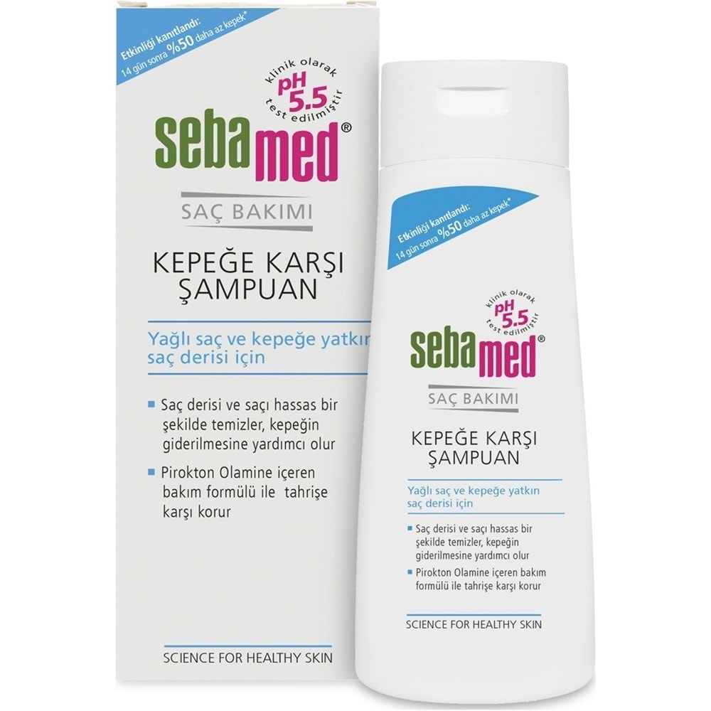 Sebamed Şampuan 200ML Kepeğe Karşı (Yağlı ve Kepeğe yatkın saç derisi İçin) (3 Lü Set)