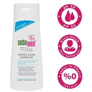 Sebamed Şampuan 200ML Kepeğe Karşı (Yağlı ve Kepeğe yatkın saç derisi İçin) (4 Lü Set)