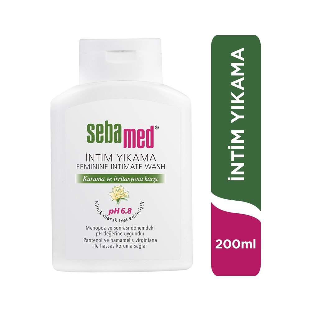 Sebamed İntim Menapoz Likit 200ML PH6.8 (Genital Bölge Temizleyici) (6 Lı Set)