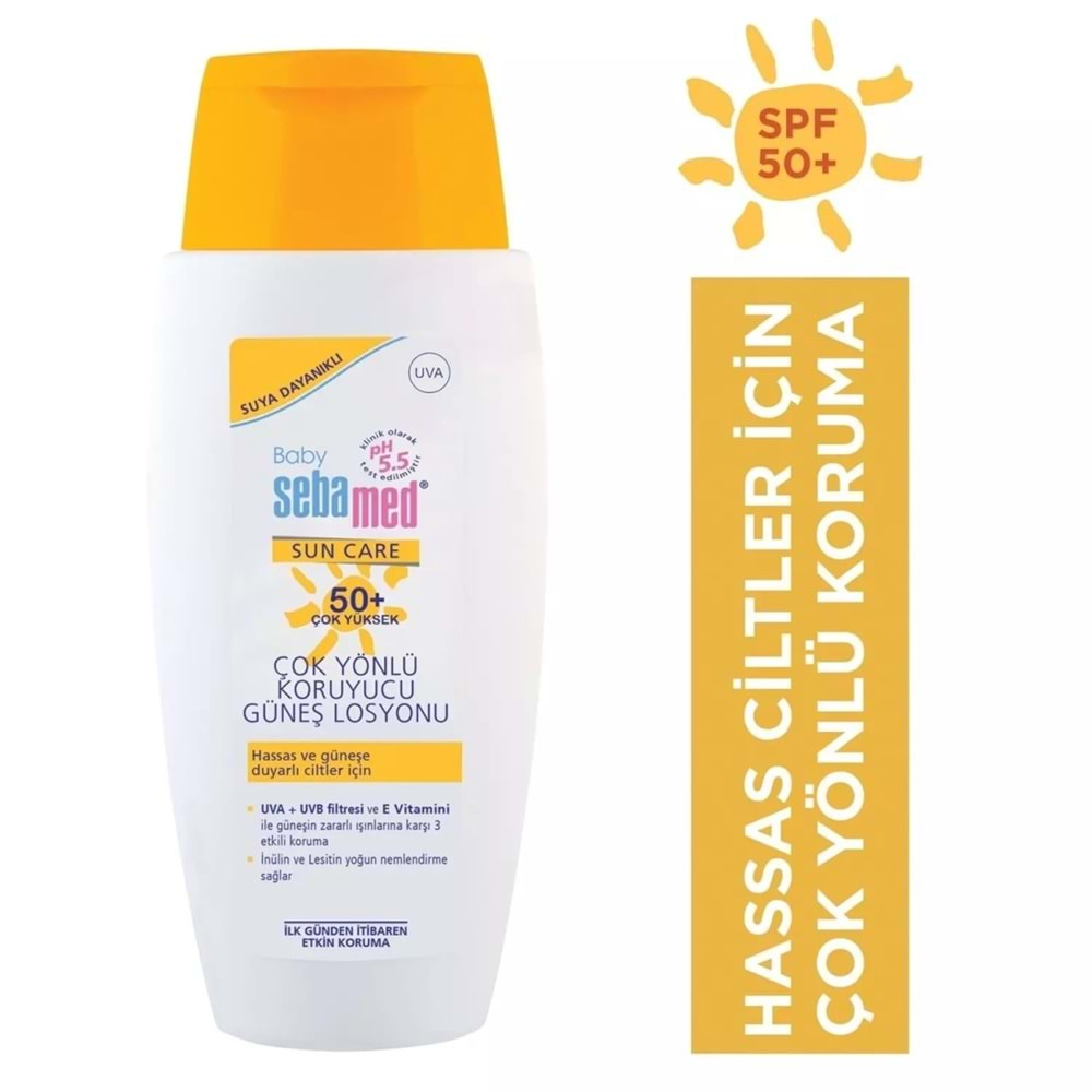 Sebamed Sun Care Bebek Güneş Losyonu Kremi 50+ Faktör 150ML (Hassas Ciltler İçin) (2 Li Set)