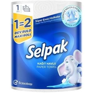 Selpak Kağıt Havlu (3 Katlı) Dev Rulo (6 Lı Set)