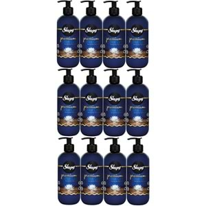 Sleepy Sıvı Sabun Premium 500ML Blue Care Seri (Doğal Lotus Çiçeği/Deniz Yosunu/Su Nane) (12 Li Set)